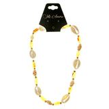 Mi Amore Shells Statement-Necklace Yellow/Multicolor