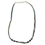Mi Amore Statement-Necklace Blue/Silver-Tone
