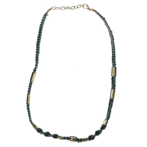 Mi Amore Statement-Necklace Blue/Silver-Tone