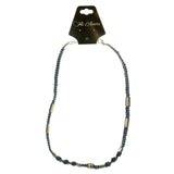 Mi Amore Statement-Necklace Blue/Silver-Tone