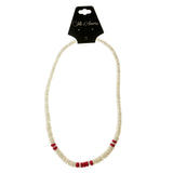 Mi Amore Statement-Necklace White/Red