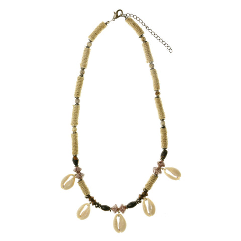 Mi Amore Shells Statement-Necklace Multicolor