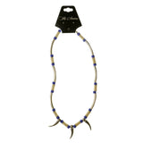 Mi Amore Teeth  Statement-Necklace Silver-Tone/Multicolor