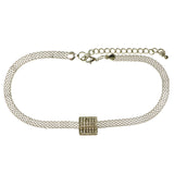 Mi Amore Choker-Necklace Silver-Tone