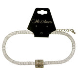 Mi Amore Choker-Necklace Silver-Tone