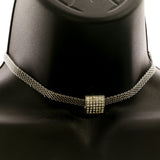 Mi Amore Choker-Necklace Silver-Tone