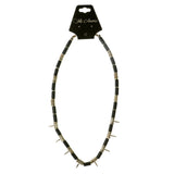 Mi Amore Spikes Statement-Necklace Blue/Silver-Tone