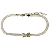 Mi Amore X Choker-Necklace Silver-Tone