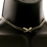 Mi Amore X Choker-Necklace Silver-Tone