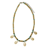Mi Amore Shells Statement-Necklace White
