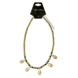 Mi Amore Shells Statement-Necklace White