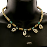 Mi Amore Shells Statement-Necklace White