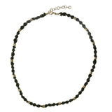 Mi Amore Statement-Necklace Black/Silver-Tone