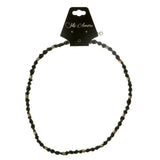 Mi Amore Statement-Necklace Black/Silver-Tone
