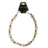 Mi Amore Shells Statement-Necklace White/Black