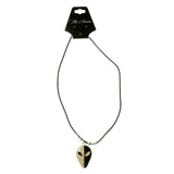 Mi Amore Alien  Face Pendant-Necklace Black & White