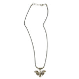 Mi Amore Eagle Bird Pendant-Necklace Silver-Tone