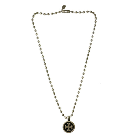 Mi Amore Cross Pendant-Necklace Silver-Tone/Black