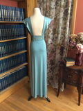 Long Sea Foam Green Soft Timeless Gown