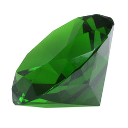 Mi Amore Crystal Jewel Shaped Decorative-Paper-Weight Green