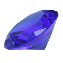 Mi Amore Crystal Jewel Shaped Decorative-Paper-Weight Blue