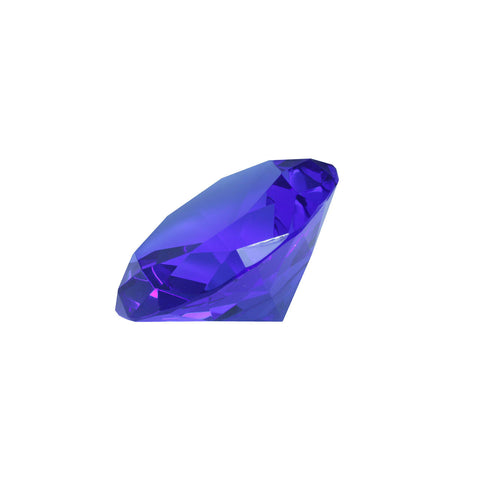 Mi Amore Crystal Jewel Shaped Decorative-Paper-Weight Blue