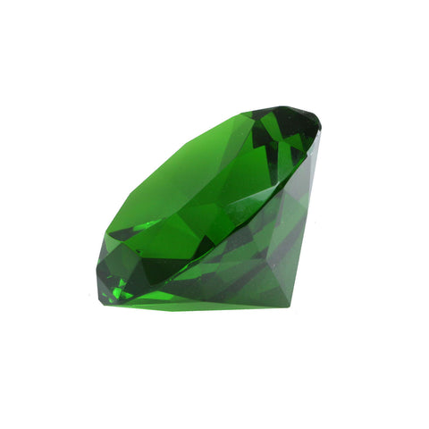 Mi Amore Crystal Jewel Shaped Decorative-Paper-Weight Green