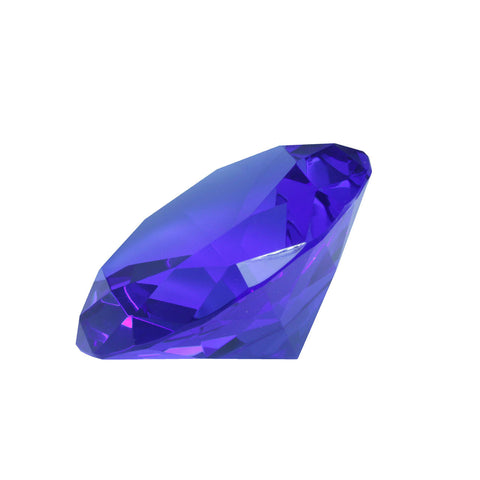 Mi Amore Crystal Jewel Shaped Decorative-Paper-Weight Blue