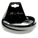 Mi Amore Linked-Bangle-Bracelet Black