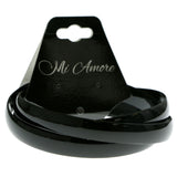 Mi Amore Linked-Bangle-Bracelet Black