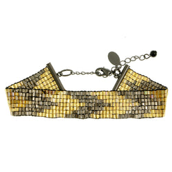 Mi Amore Adjustable Fashion-Bracelet Gold-Tone/Silver-Tone