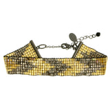 Mi Amore Adjustable Fashion-Bracelet Gold-Tone/Silver-Tone