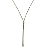 Mi Amore Tassel Y-Necklace Gold-Tone