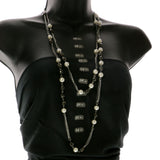 Mi Amore Layered-Necklace Multicolor/Silver-Tone