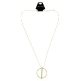 Mi Amore Adjustable Pendant-Necklace Gold-Tone