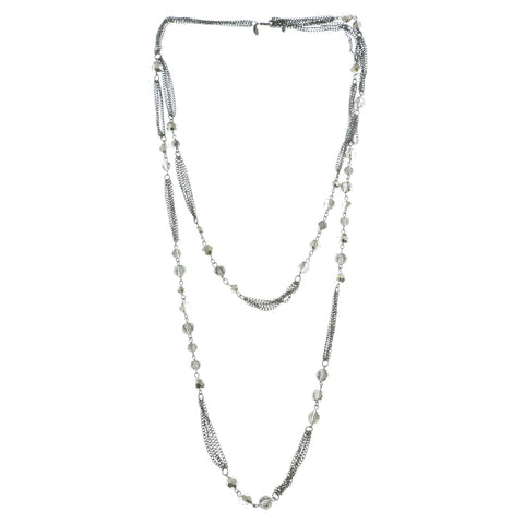 Mi Amore Adjustable Layered-Necklace Silver-Tone