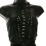 Mi Amore Adjustable Layered-Necklace Multicolor/Black