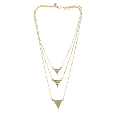 Mi Amore Adjustable Layered-Necklace Gold-Tone