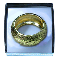 Mi Amore Wide Cuff-Bracelet Gold-Tone