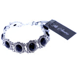 Mi Amore Fashion-Bracelet Silver-Tone/Black