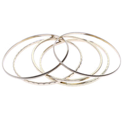 Mi Amore 5 Bracelet set Bangle-Bracelet Gold-Tone