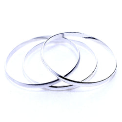 Mi Amore 3 Bracelet set Bangle-Bracelet Silver-Tone