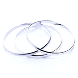Mi Amore 3 Bracelet set Bangle-Bracelet Silver-Tone