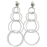 Mi Amore Clip-On-Earrings Silver-Tone #LQC505