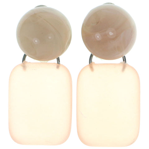 Mi Amore Clip-On-Earrings Pink #LQE0593