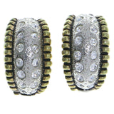 Mi Amore Clip-On-Earrings Gold-Tone/Silver-Tone #LQC0673