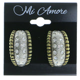 Mi Amore Clip-On-Earrings Gold-Tone/Silver-Tone #LQC0673