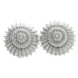 Mi Amore Clip-On-Earrings Silver-Tone #LQC0676