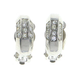 Mi Amore Clip-On-Earrings Silver-Tone #LQC0677