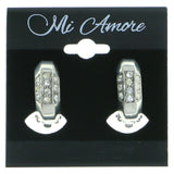Mi Amore Clip-On-Earrings Silver-Tone #LQC0677